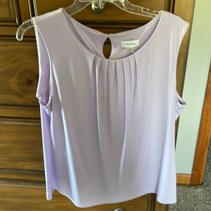 Calvin Klein lavender top size extra large